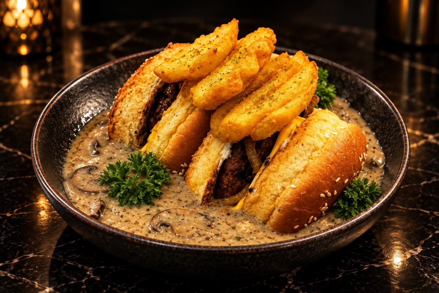 Beef Burger Banjir