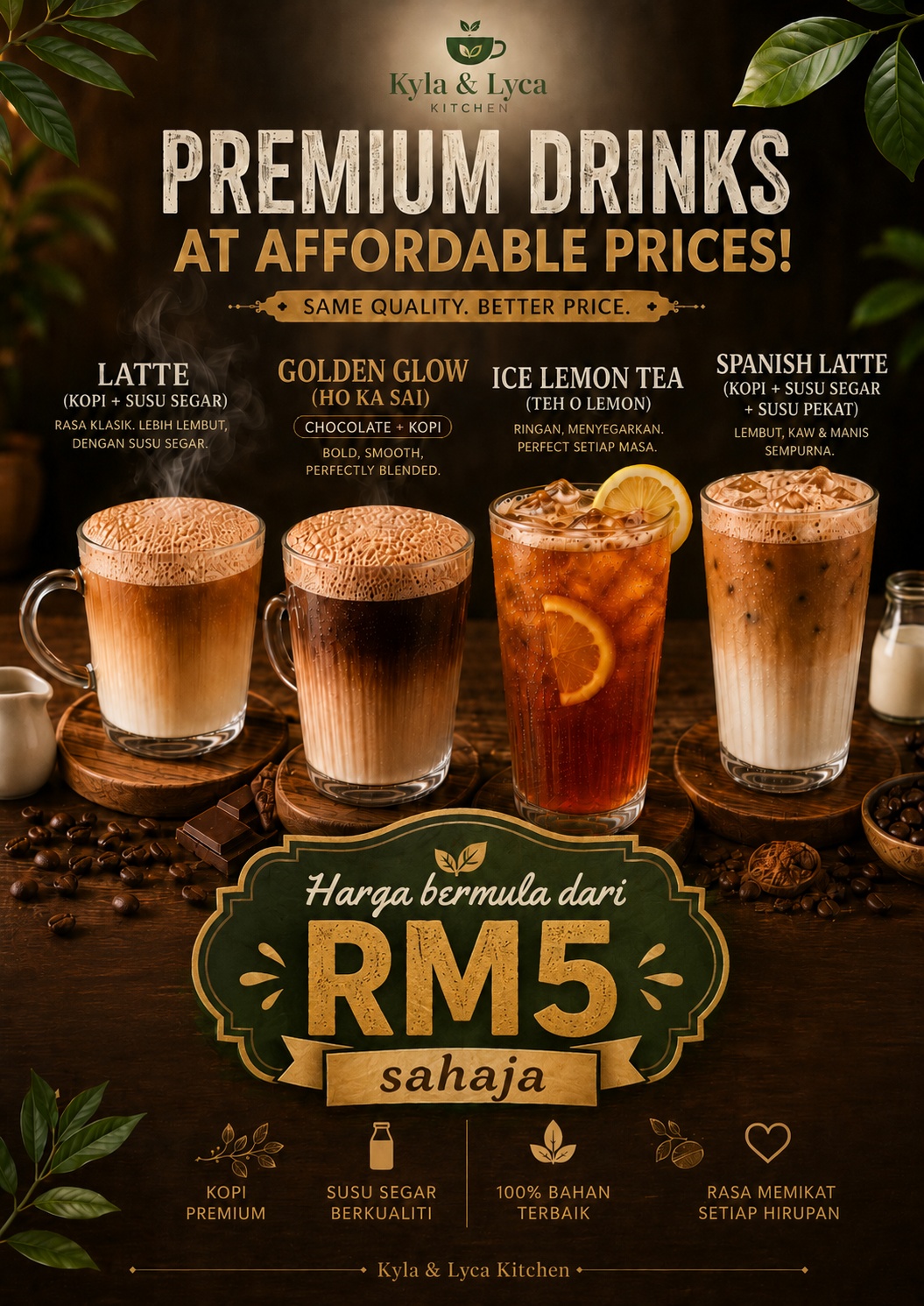 4 Minuman Pilihan Kyla & Lyca Kitchen