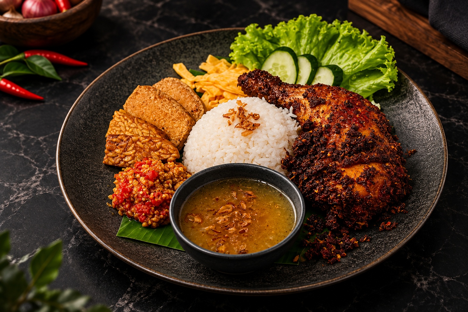 Hidangan local Kyla & Lyca Kitchen