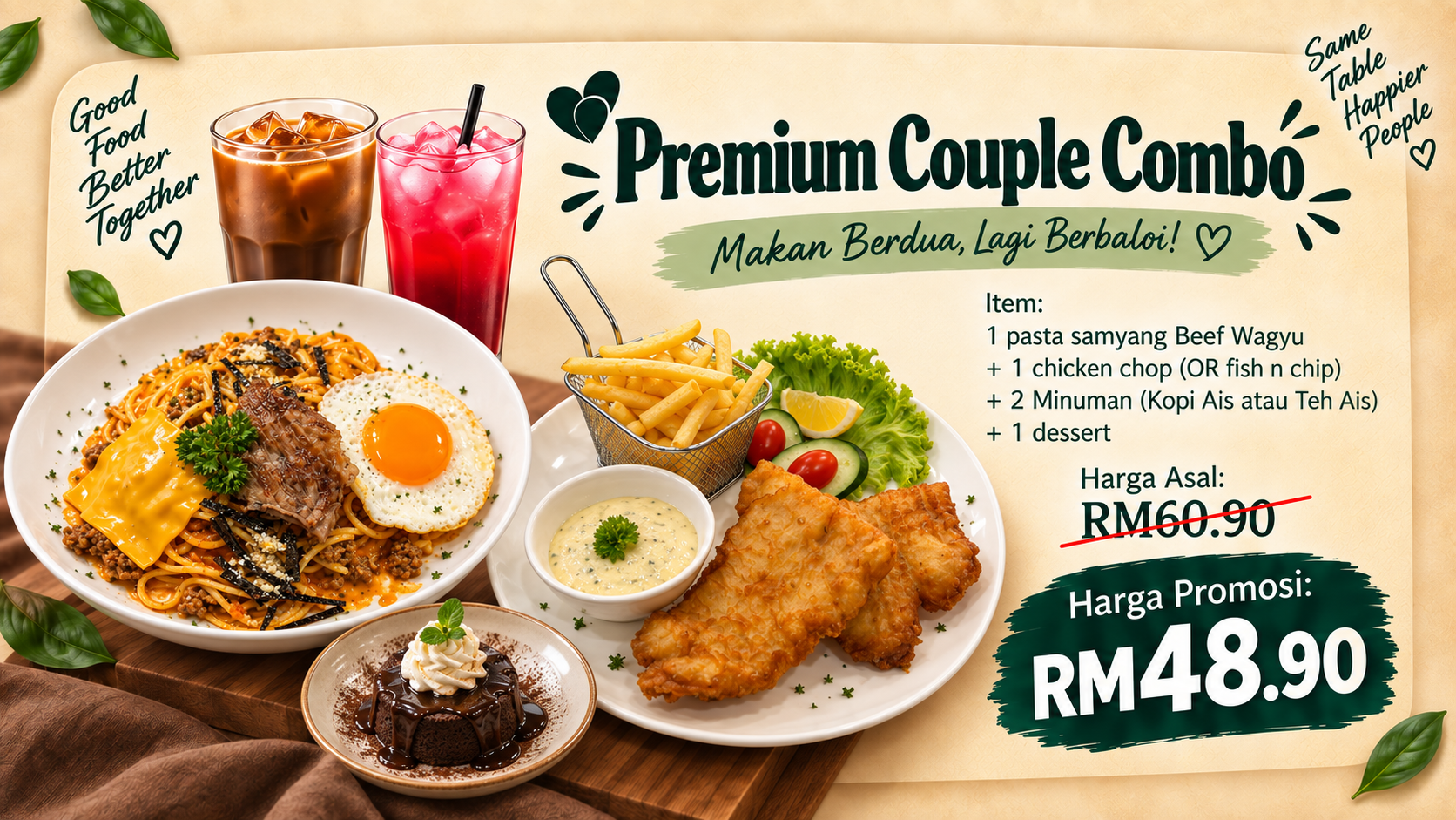 Poster Premium Couple Combo