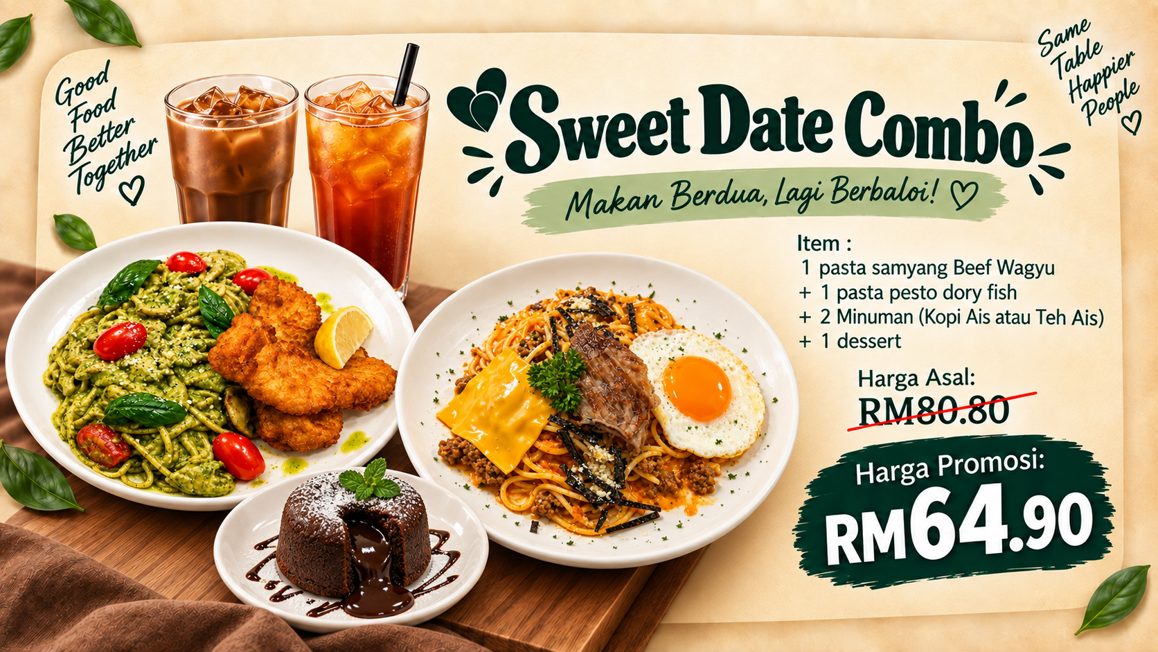 Poster Sweet Date Combo
