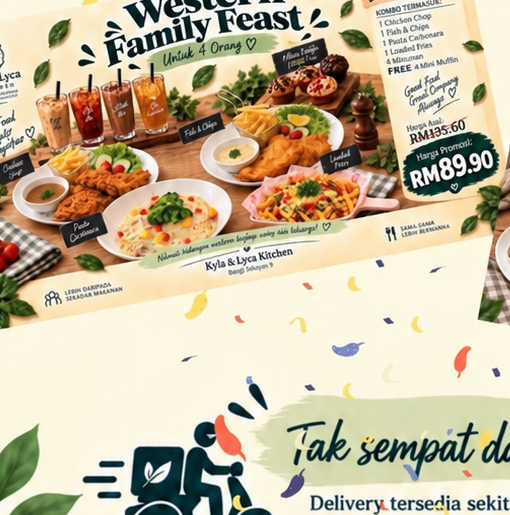 Poster Western Family Feast